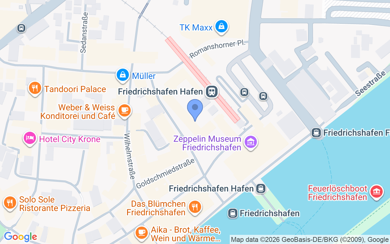 Gepflegte 3-Zimmer-ETW mit Seesicht-Balkon in Friedrichshafen 1a Lage