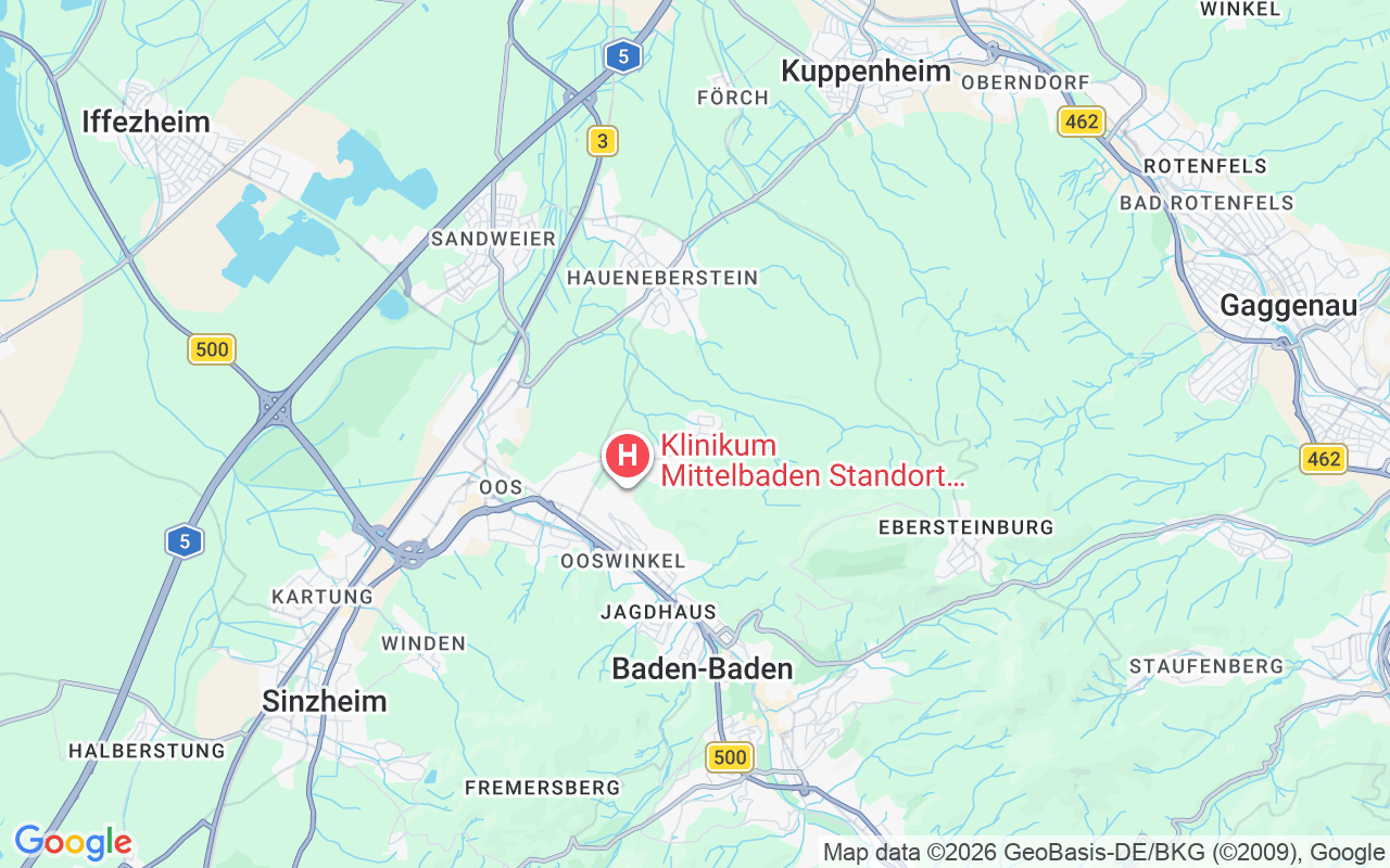 Baden-Baden, attraktive 3-Zimmer-Wohnung mit TG-Stellplatz in ruhiger Lage!