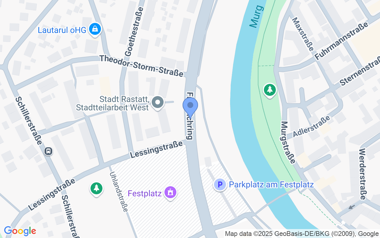 Zentral gelegene 2-Zimmer-Wohnung mit Stellplatz in Rastatt