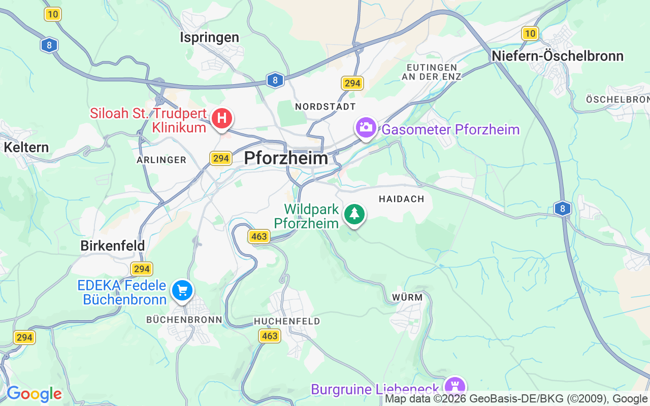 3-Zimmer-Wohnung mit Balkon und Weitblick - Pforzheim