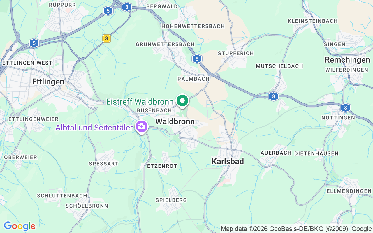 Wohnen über den Dächern: 3-Zimmer-Eigentumswohnung mit Balkon und Garage in Waldbronn-Reichenbach