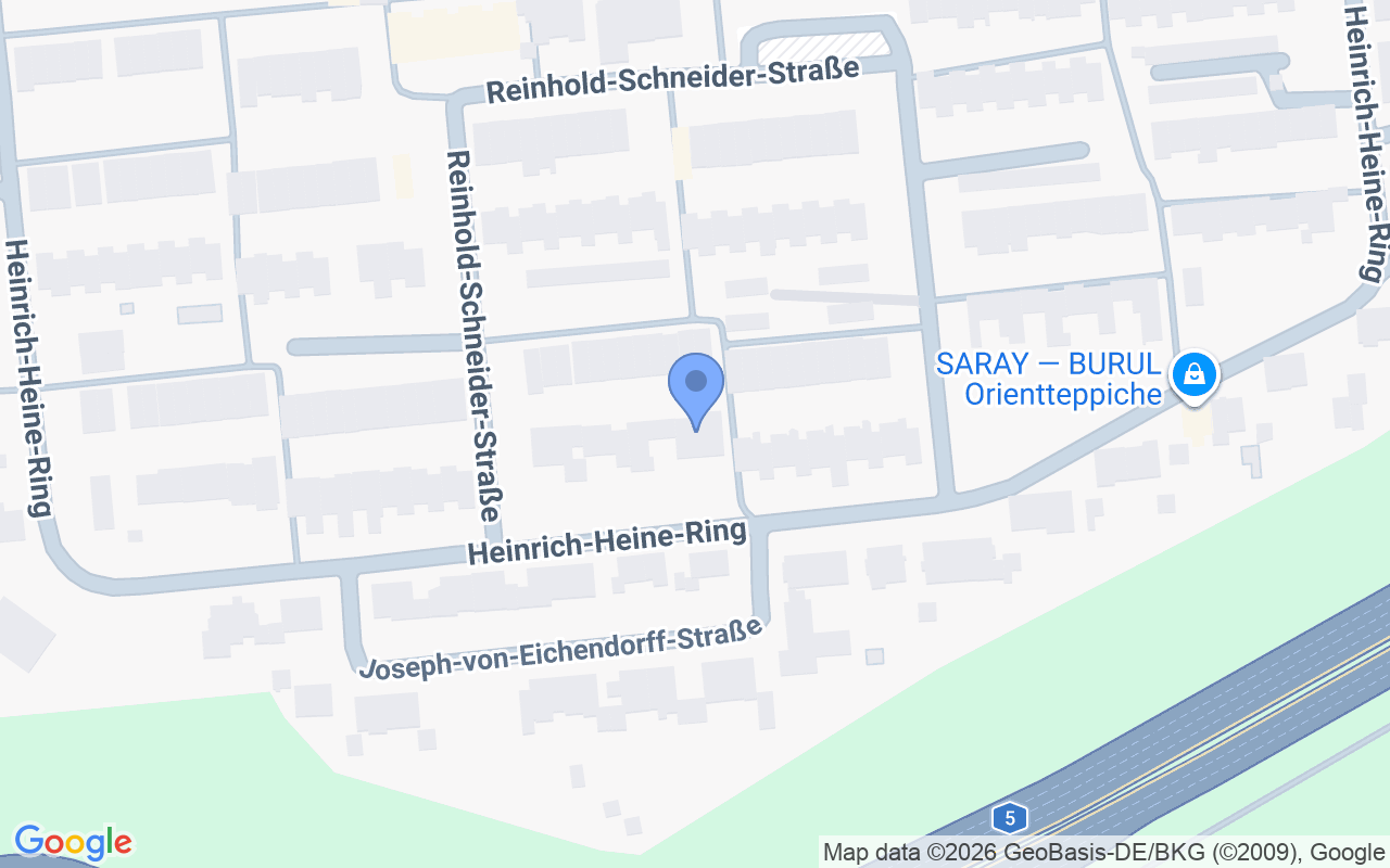 Denkmalgeschützter Flachdachbungalow mit Atrium und großem Garten in Karlsruhe-Rüppurr