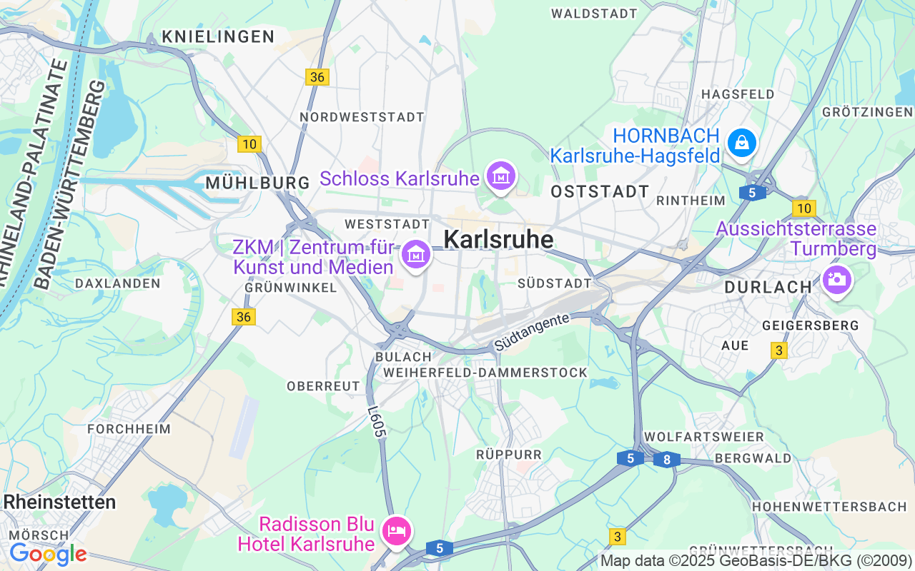 KA-Südweststadt! Vermietetes Mehrfamilienhaus mit 5 WE, EBK, Balkonen, Hinterhaus und Garage