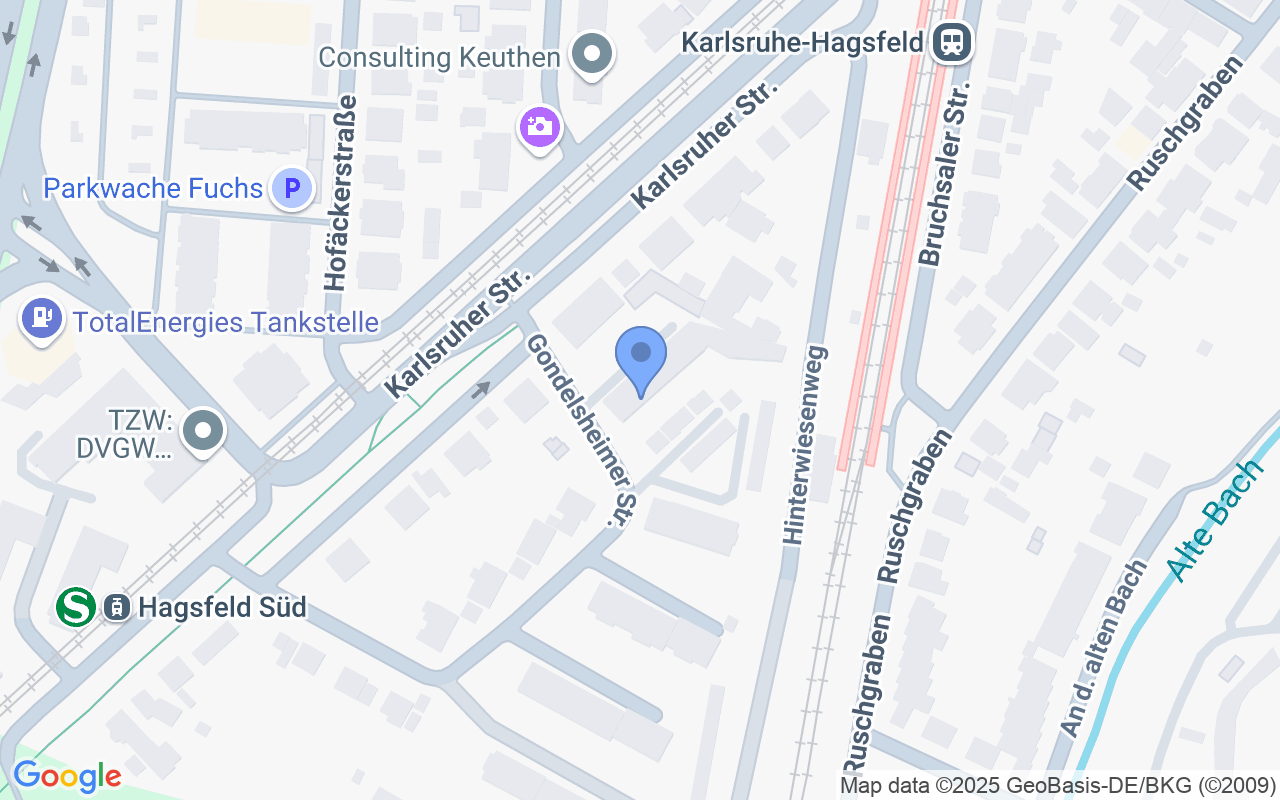 Helle 2-Zimmer-Wohnung für Kapitalanleger in Karlsruhe-Hagsfeld – gute Lage, S-Bahn-Nähe