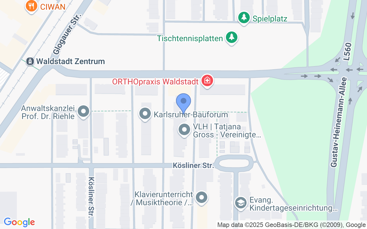2-Zimmerwohnung in Karlsruhe (Waldstadt) - IDEAL als Kapitalanlage oder zur  Eigennutzung
