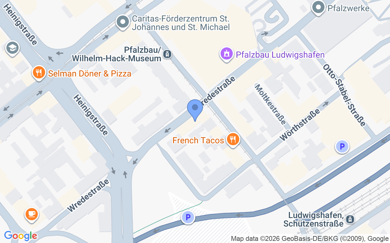 Sanierte 2-Zimmer-Wohnung im 3. OG in Ludwigshafen