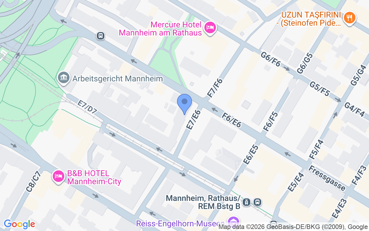2-Zimmer Wohnung mit Balkon in Mannheim Innenstadt / Quadrate