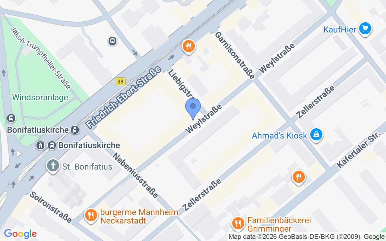 Charmante 1,5-Zimmer Wohnung in Mannheim Neckarstadt-Ost / Wohlgelegen