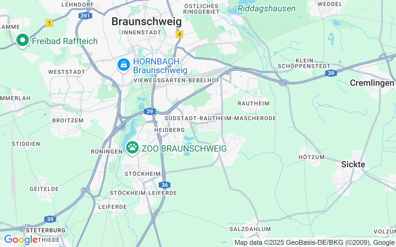 Schöne 2-Zimmer-Wohnung mit Balkon in Braunschweig